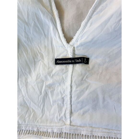 Abercrombie & Fitch White Eyelet Tie-Back Romper - Picture 7 of 11